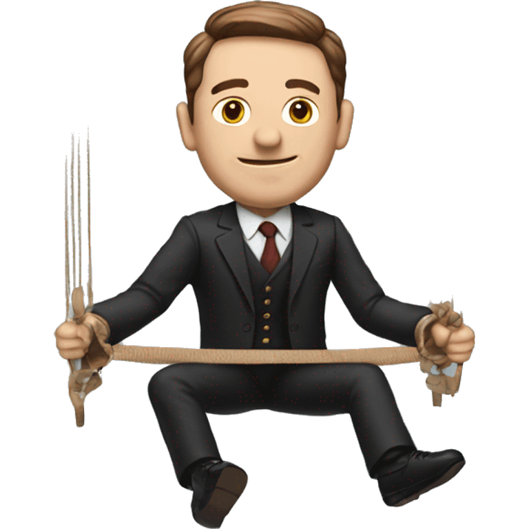 Man strings Elon marionette  emoji