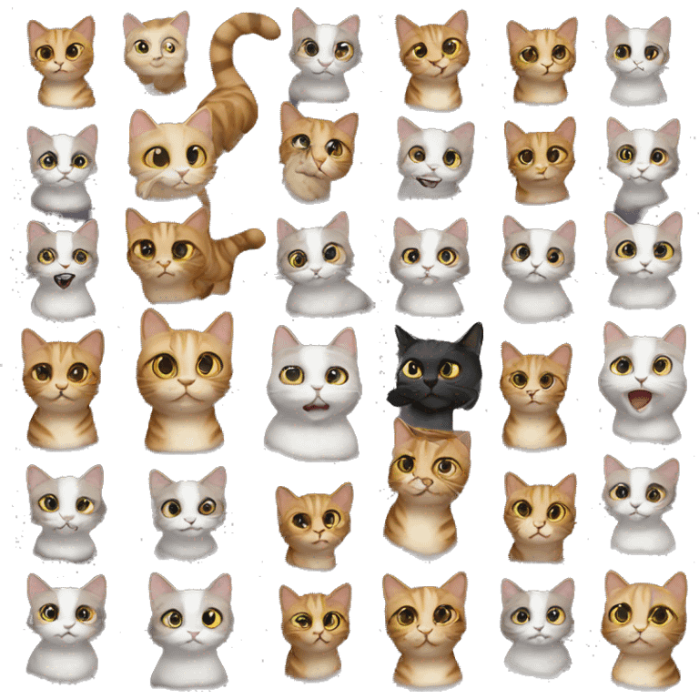 13 cats emoji