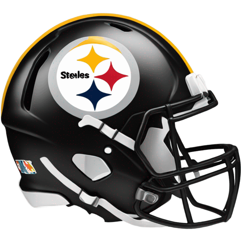 Steelers helmet with logo emoji