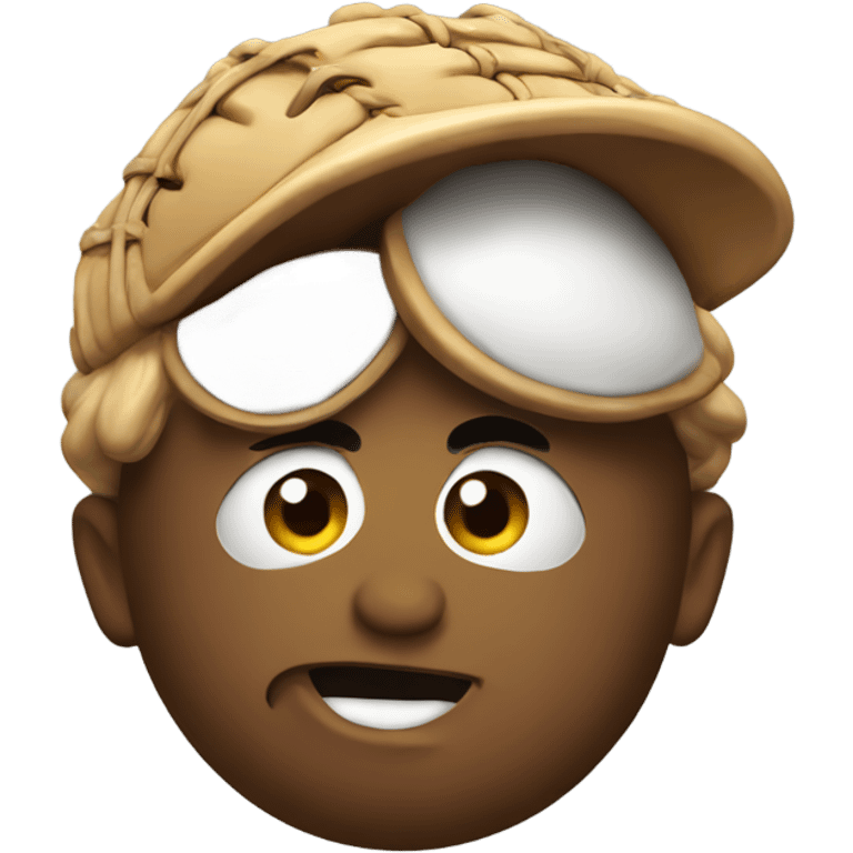 Giant playing baseball emoji