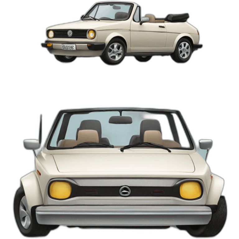 Golf cabriolet emoji