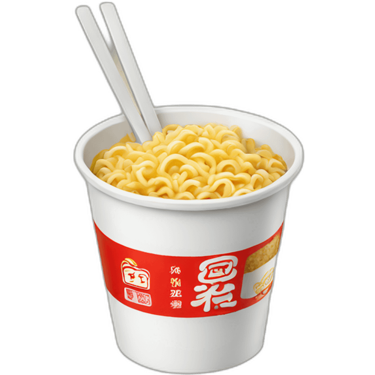 Cup noodles emoji