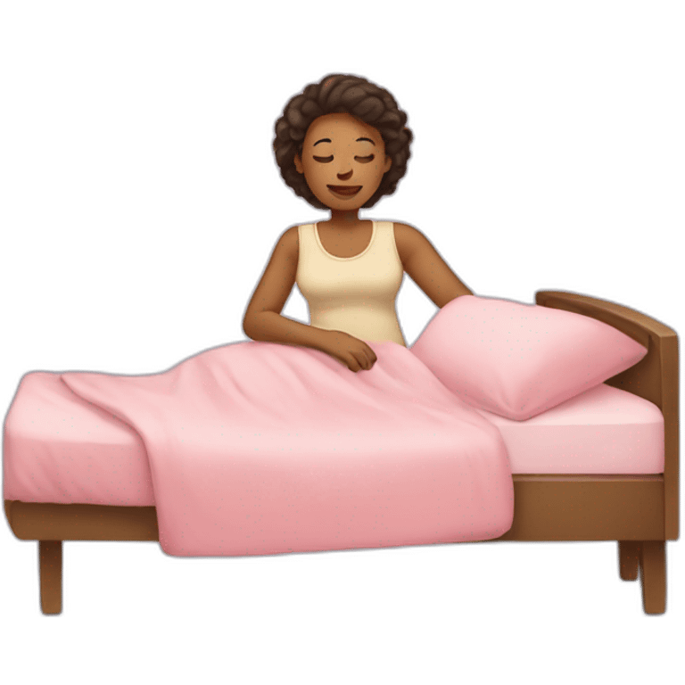 Mom AT bed emoji