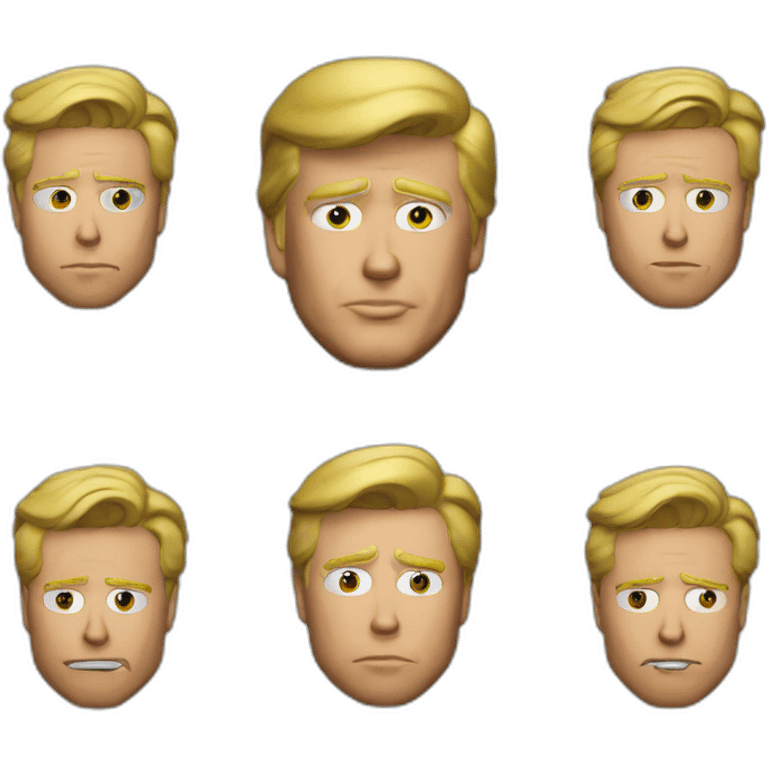 Trump as brad pitt emoji