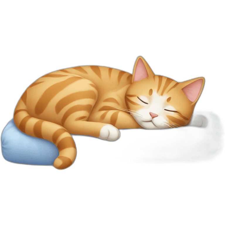 European cat sleeping emoji