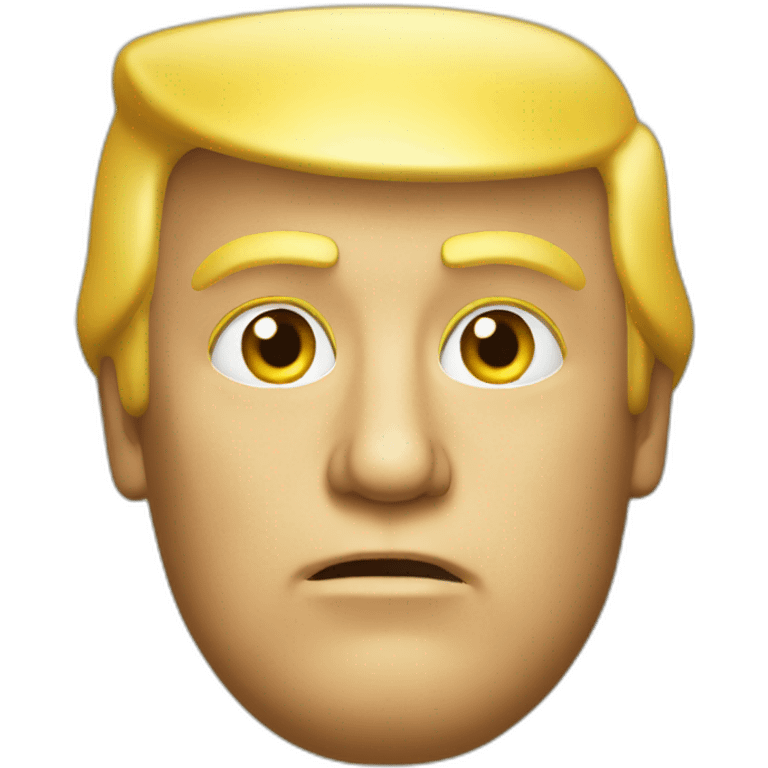 Yellow Donald Trump emoji