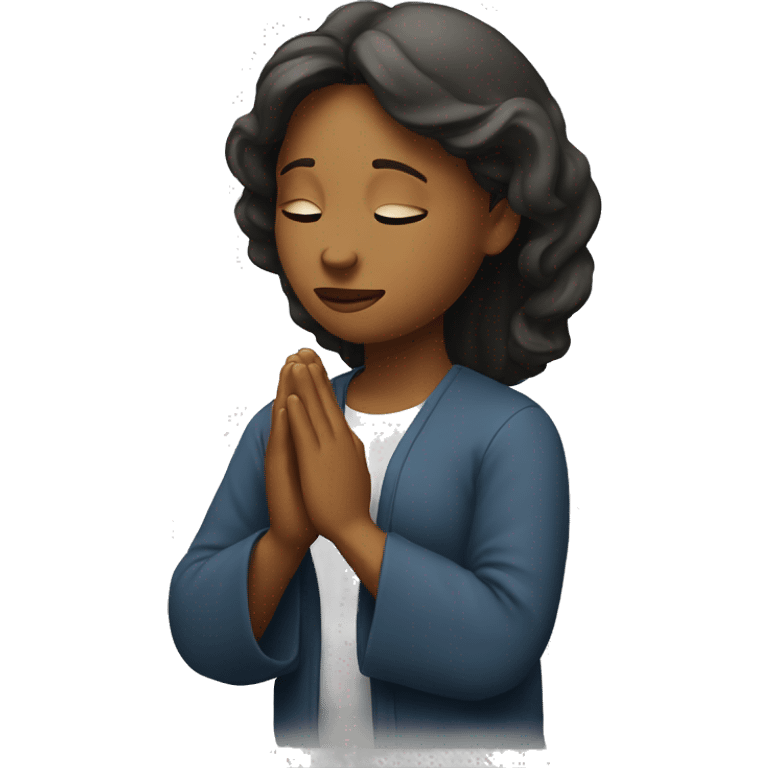 Praying woman emoji