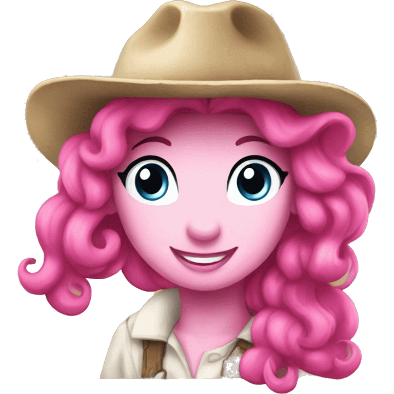 pinkie pie with archeology emoji