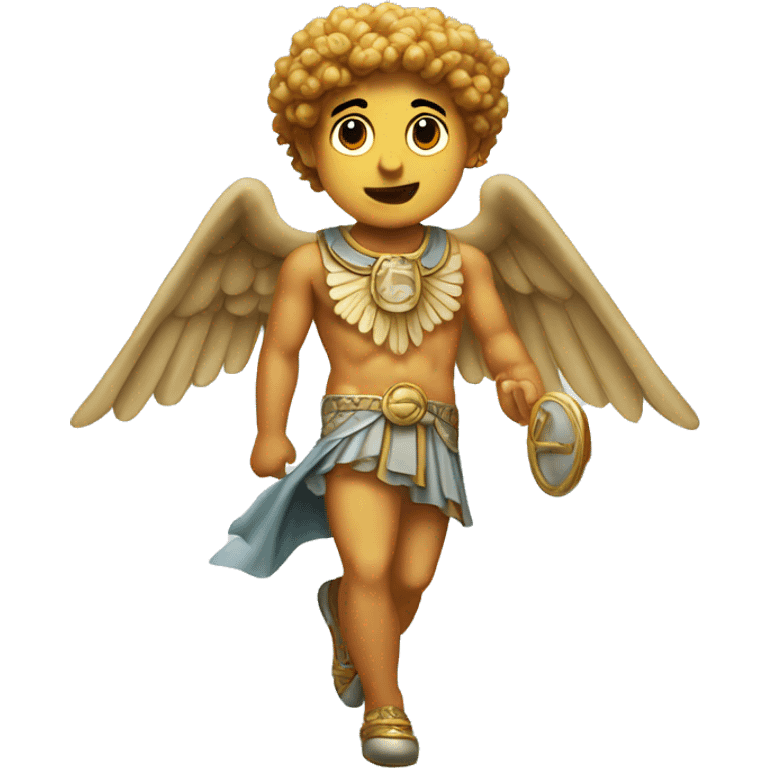 Hermes god with winged shoes emoji