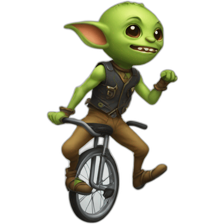 unicycle-goblin emoji