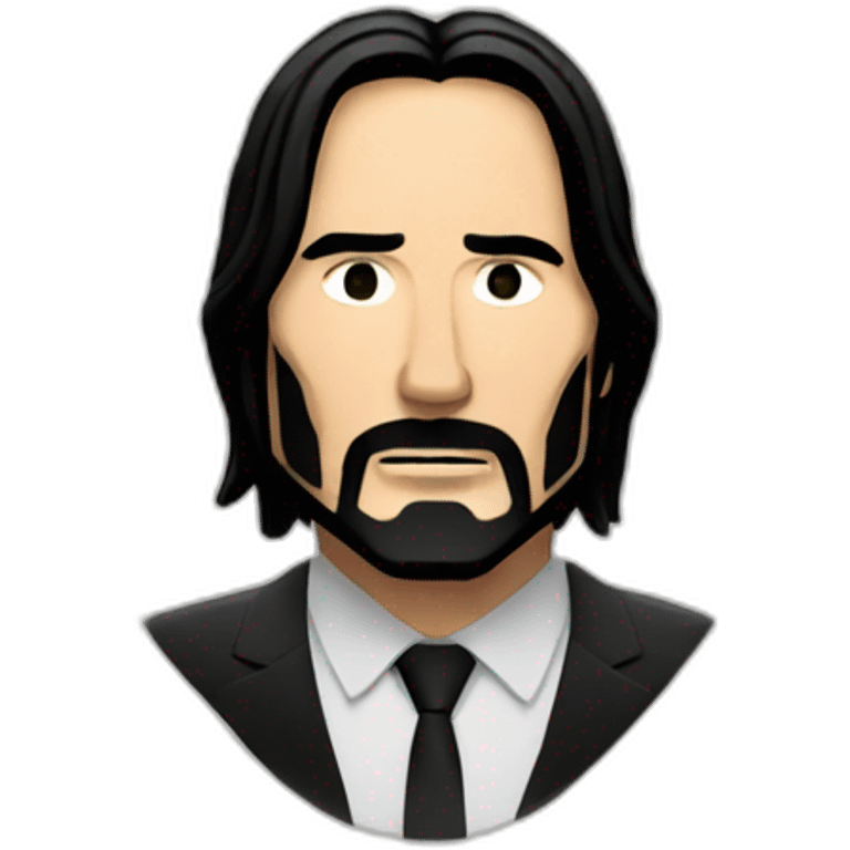 John Wick is pleasant emoji