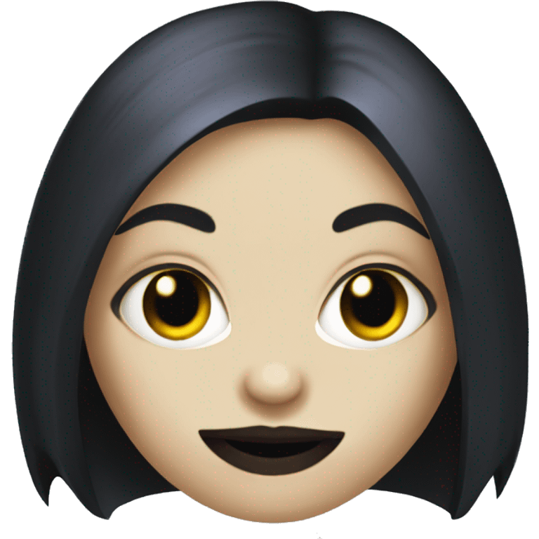 Goth vampire lady  emoji