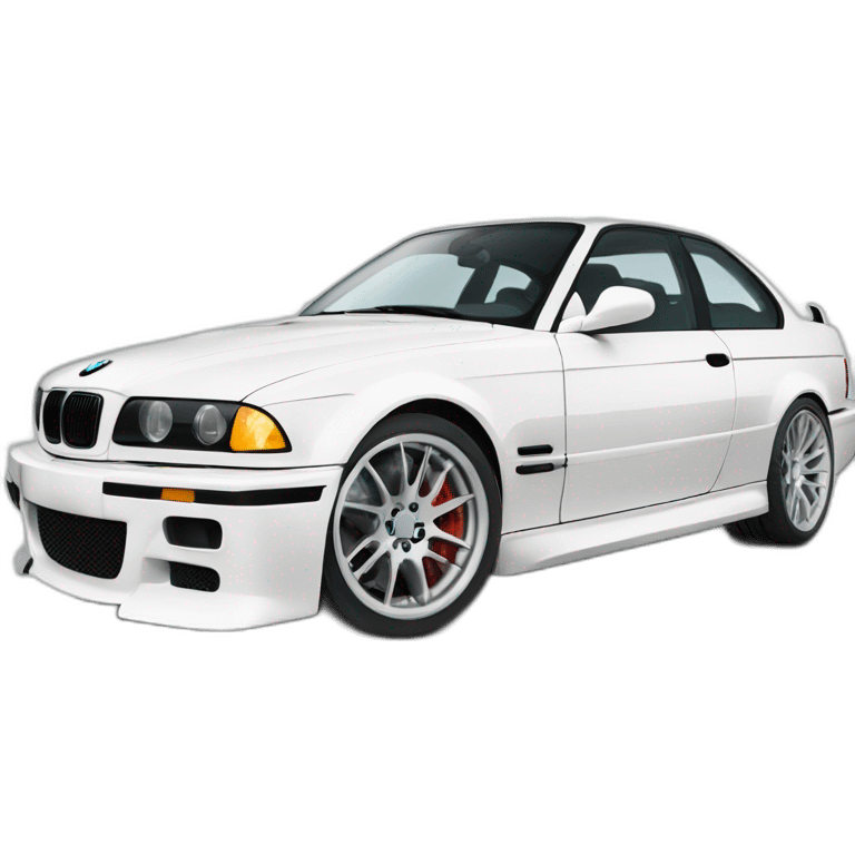 white bmw m3 e36 emoji