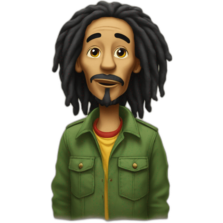 Bob Marley Smokey emoji