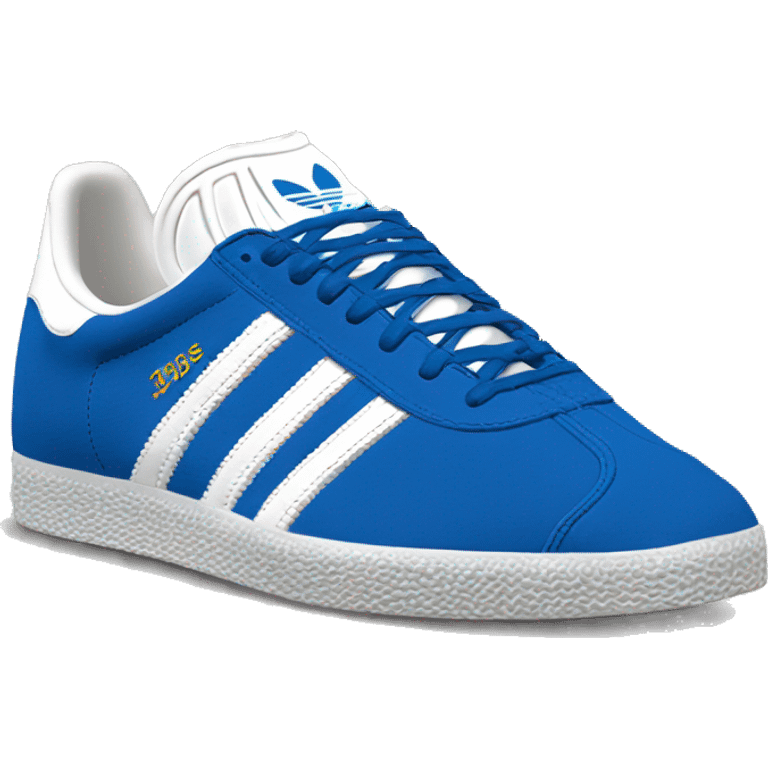 Adidas gazelle blue emoji