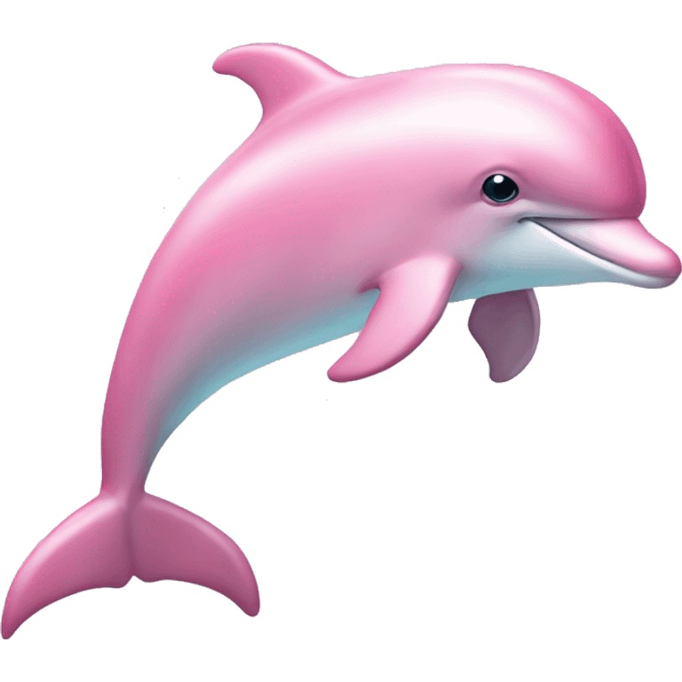 Pastel-pink-colors-dolphin emoji