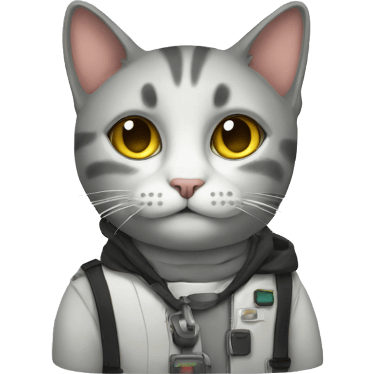 coder cat emoji