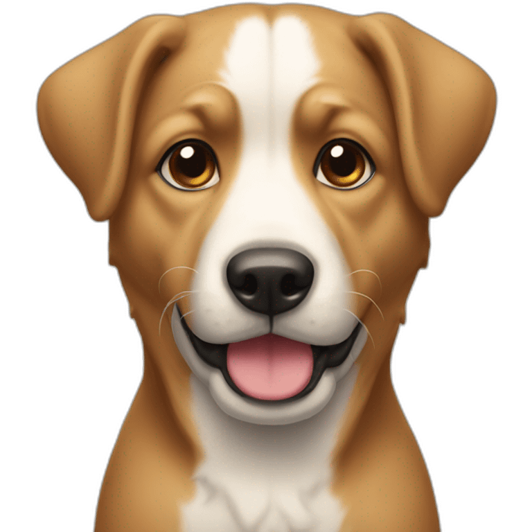 un chien mignon emoji