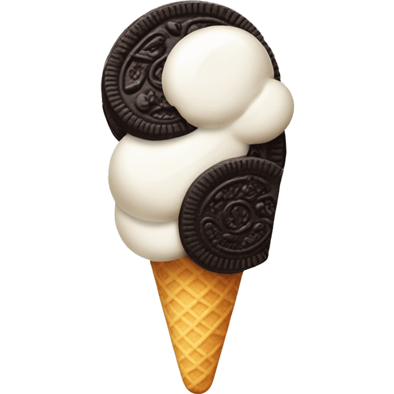 oreo icecream emoji