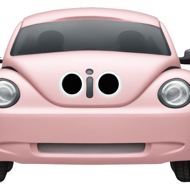 Blush pink 2007 Volkswagen Beetle  emoji