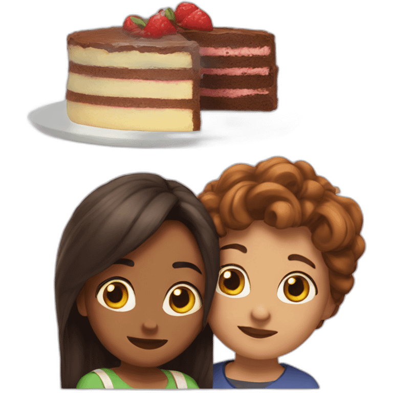 Fiona and cake emoji