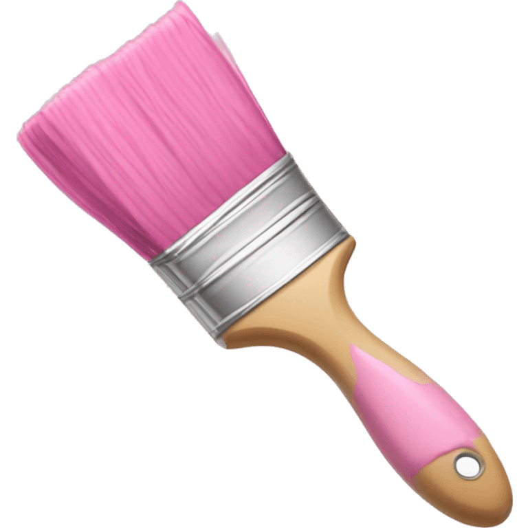 Small Paintbrush with pastel pink handle emoji