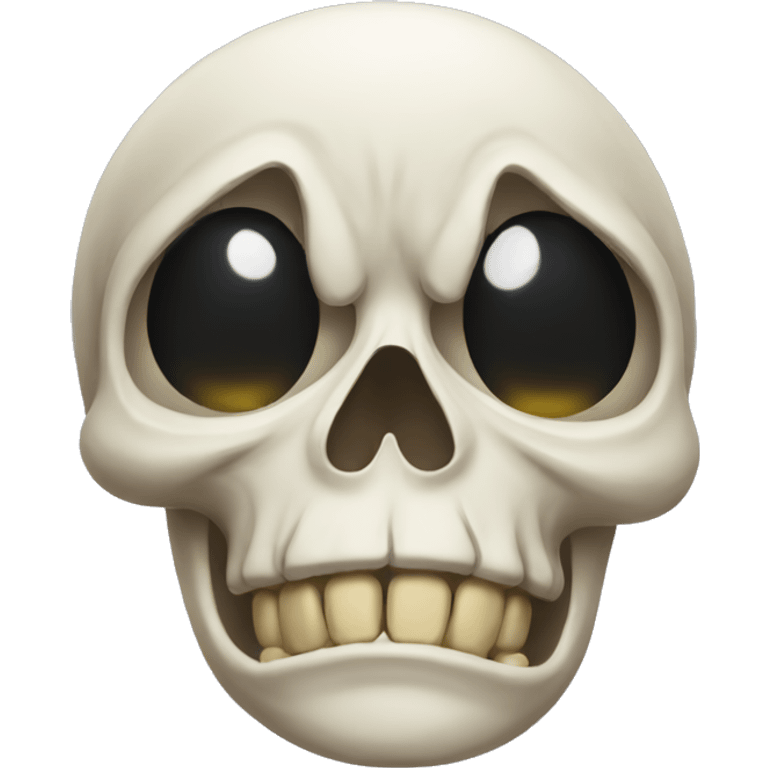 Skull crying emoji