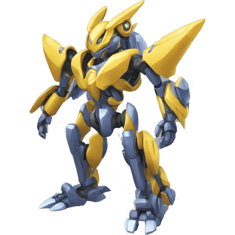 Futuristic Mechanical Pokémon-Medabot-Dragon full body emoji