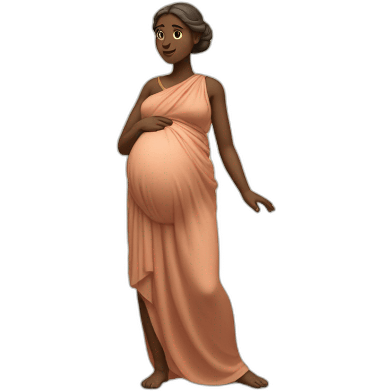 ancient greek woman pregnant emoji