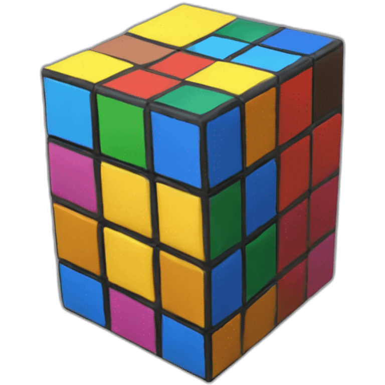 Rubik cube minecraft emoji