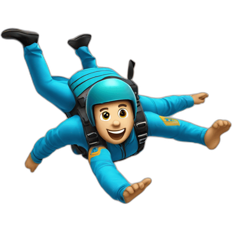 Crypto Money Skydiving emoji