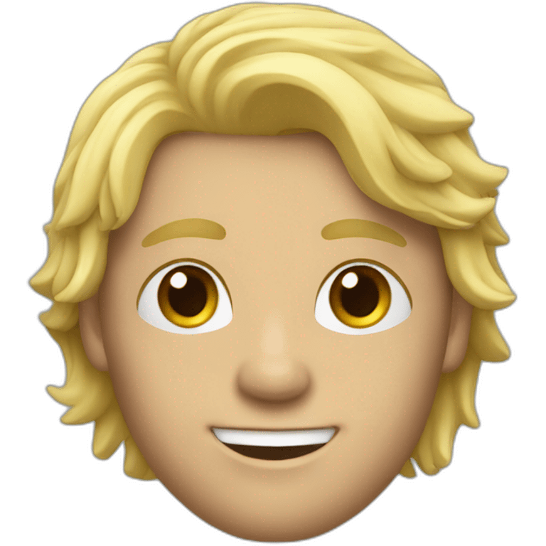 Joueur de foot blond emoji