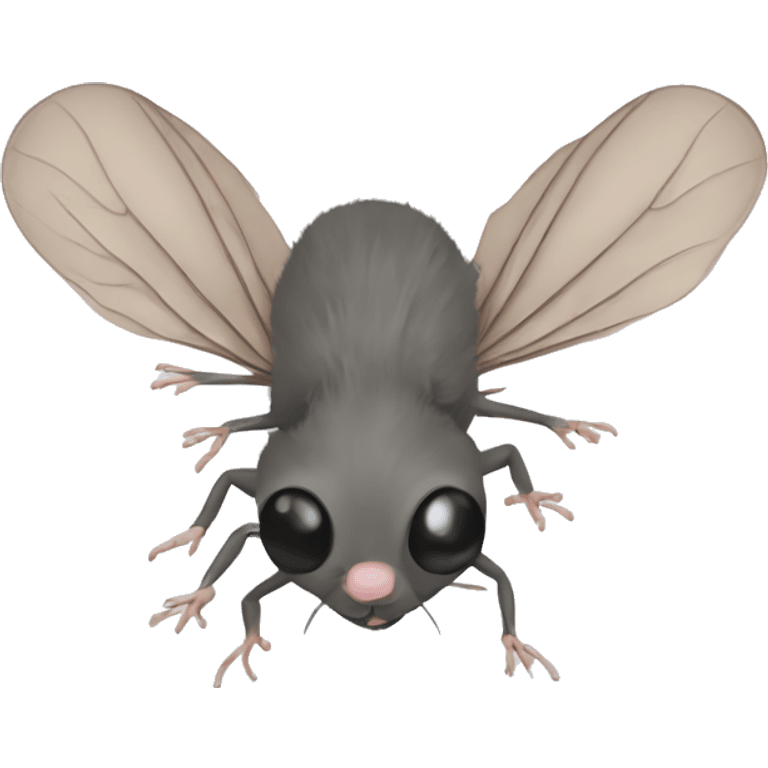 Rats fly emoji