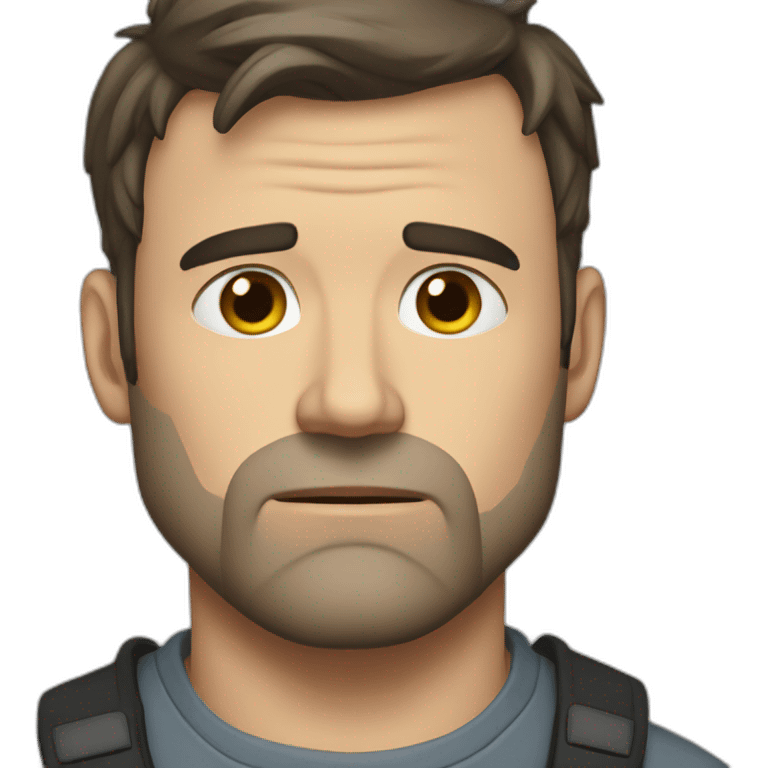 Sad Ben Affleck emoji