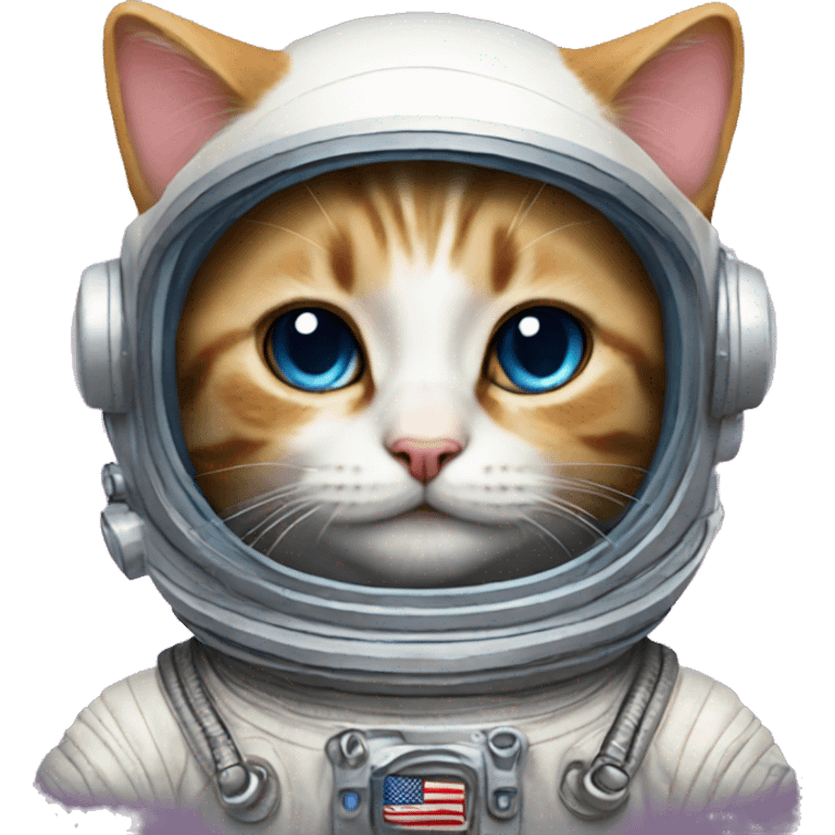 Kitty astronaut  emoji