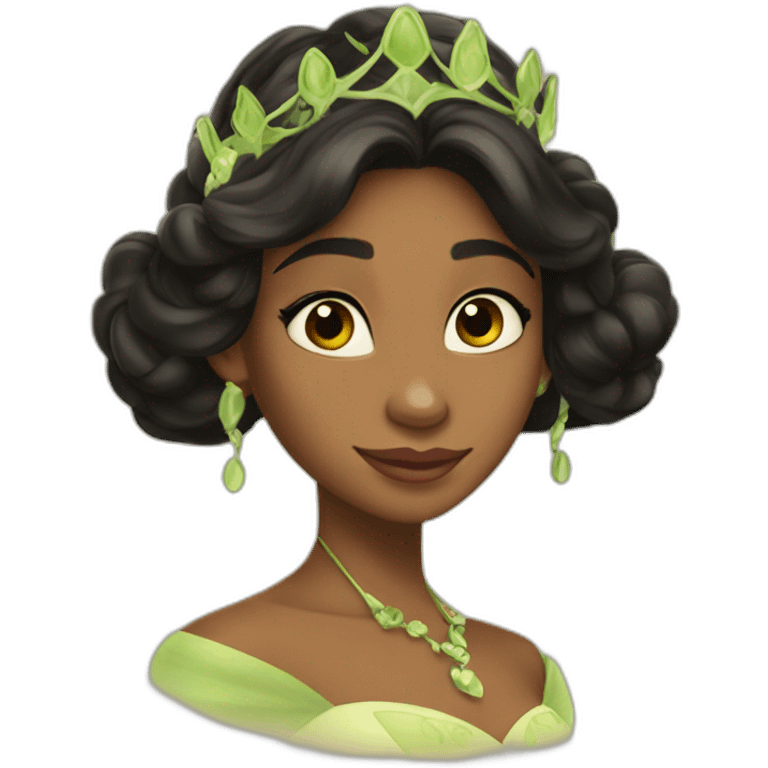 Tiana princess and the frog emoji