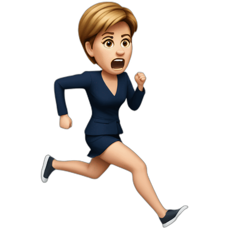 nicola sturgeon running scared emoji