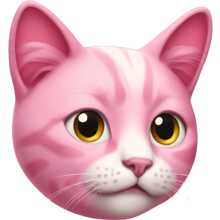 Pink cat  emoji