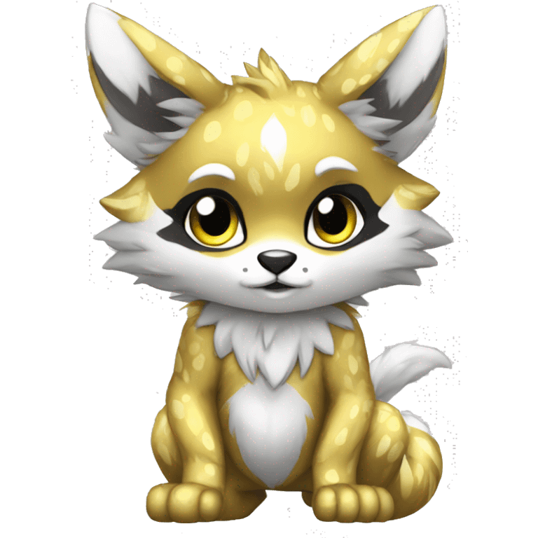 shiny, patterns, Kemono-style, Chibi, Anthro-Fur-Sona-Fakémon, Full Body emoji