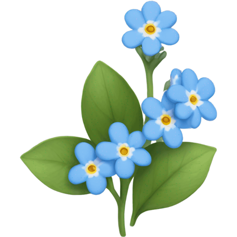 forget me not emoji