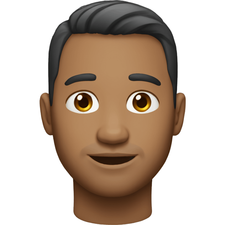 male 30 years old with no facial hair and short hair fade from new zealand emoji