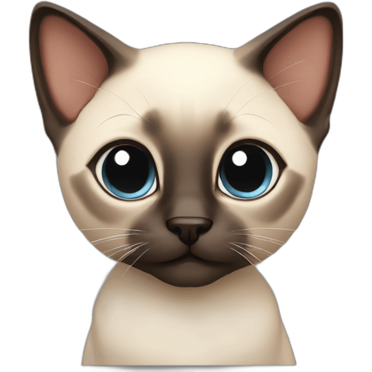 siamese kitten emoji