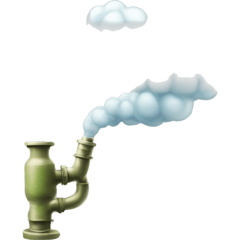 420 Person beakerbong clouds emoji