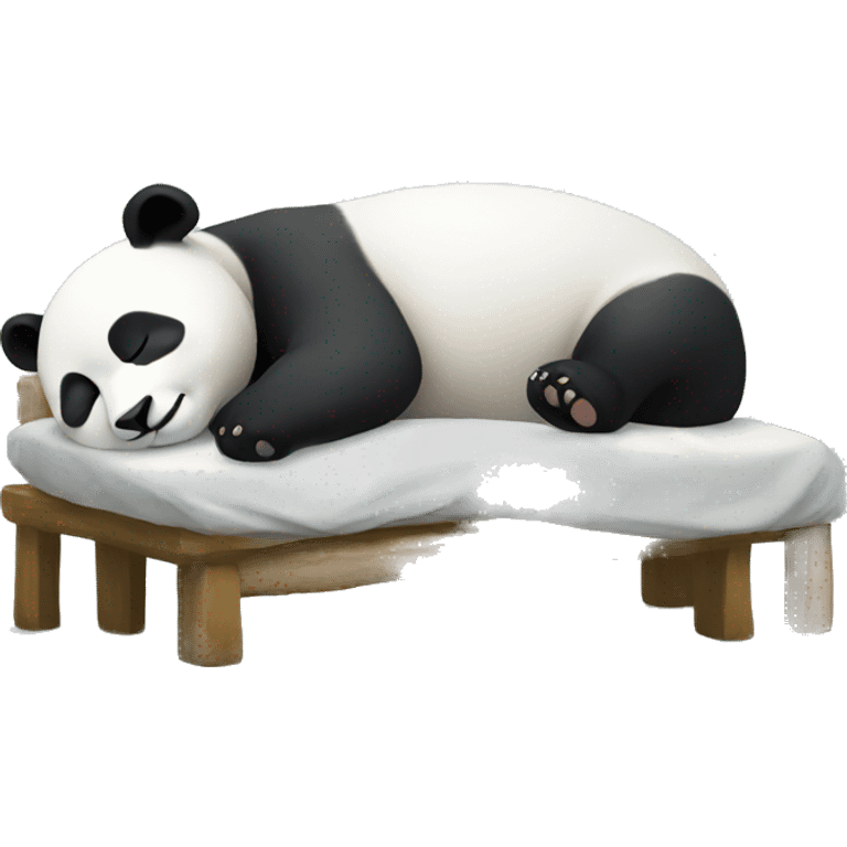 Panda sleeping emoji