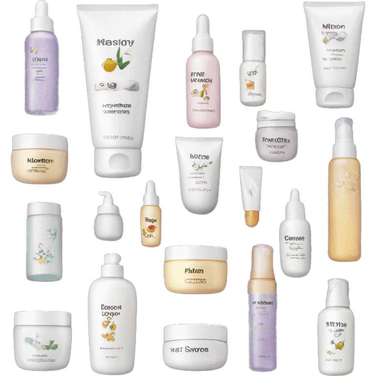 Skin care products  emoji