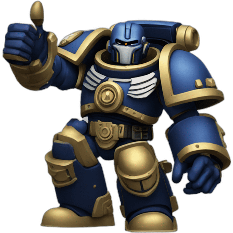 Warhammer 40k space marine Thumbs up emoji