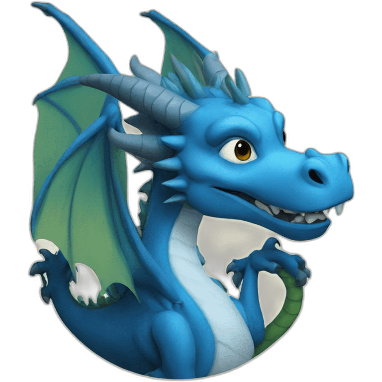 Un dragon emoji