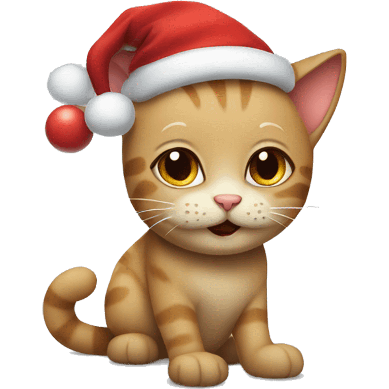 X'mas cat emoji