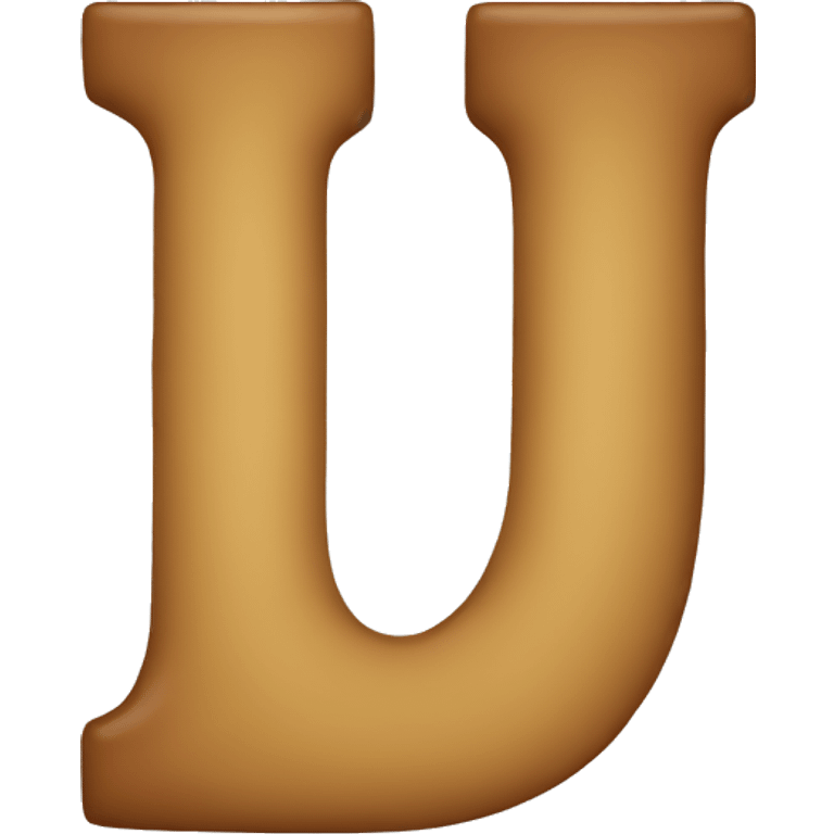 Letter U emoji