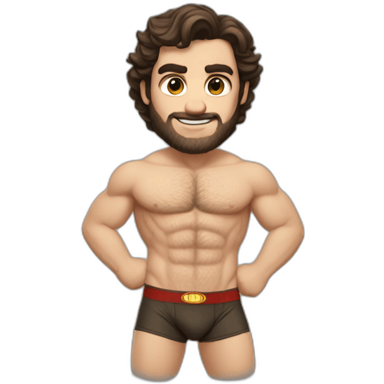 Henry Cavil hairy whole body jockstrap emoji